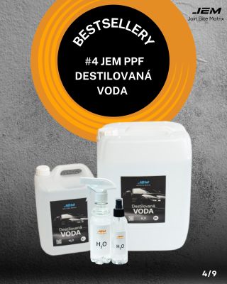 #4 JEM PPF destilovaná voda: Čistota především Naše JEM PPF destilovaná voda zajišťuje perfektní podmínky pro každou...