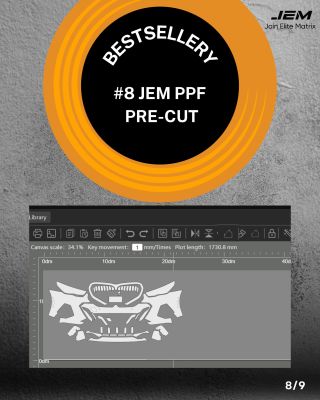#8 JEM PPF Precut Preciznost na míru vašeho vozu! JEM PPF Precut nabízí dokonale připravené fólie pro snadnou instalaci....